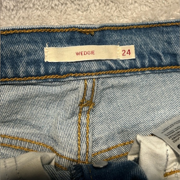 Levi’s women’s wedgie jeans size 24 - Picture 7 of 11